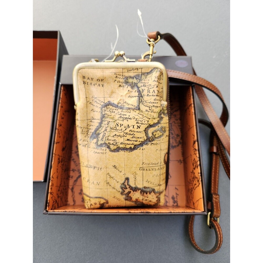 Patrcia Nash Twist Lock Purse Wallet On A String Pertina